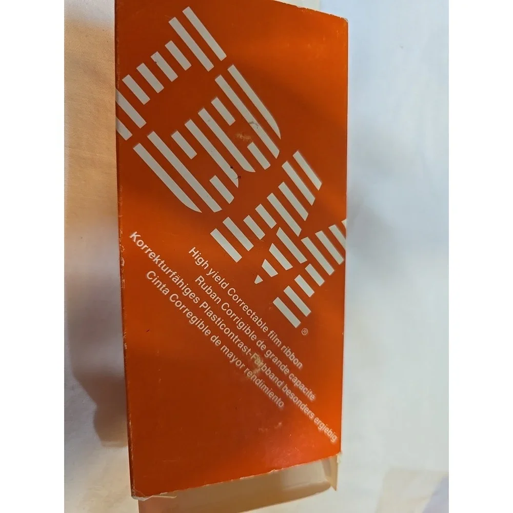VINTAGE IBM High Yield Correctable Film Ribbon BLACK #1299095 USA Free Spool